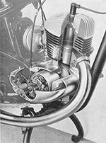 Motor der DKW RT 250