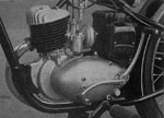 Motor und Getriebe der DKW RT 125